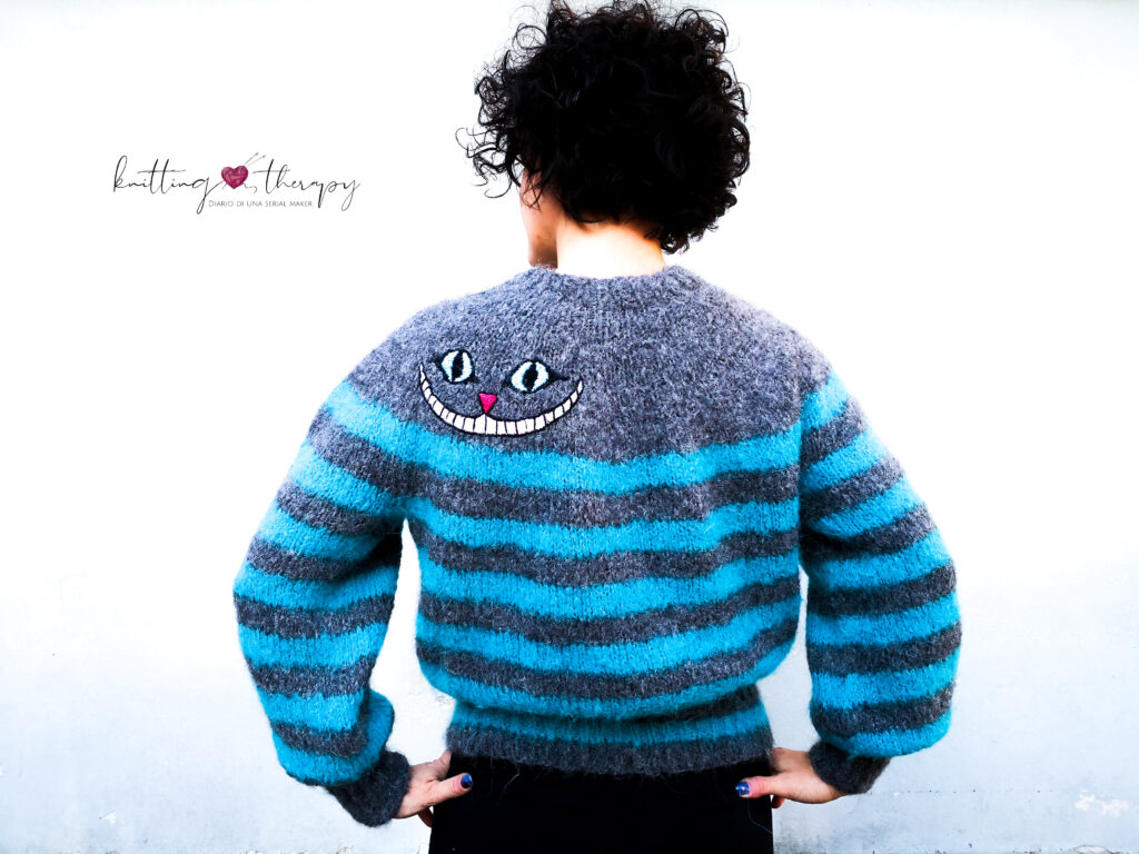 Cheshire cat pullover - Pattern gratuito